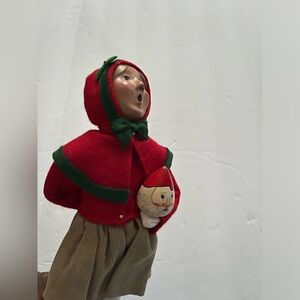 Byer’s Choice Ltd. Vintage Caroler girl with toy